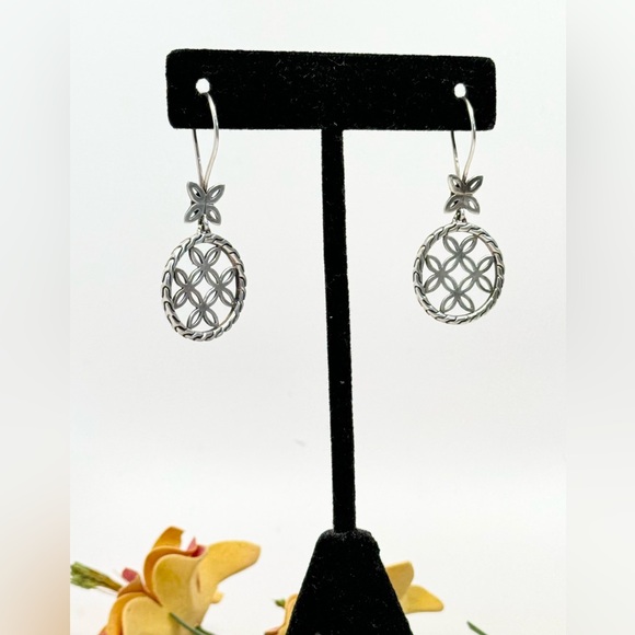 John hardy Kawung Round Dangle Drop Earrings .925 - Picture 4 of 7